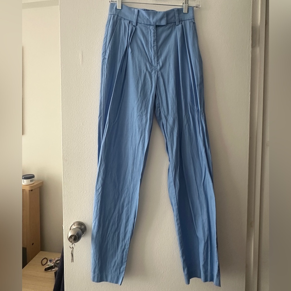 H&M Wide Leg Linen Trousers